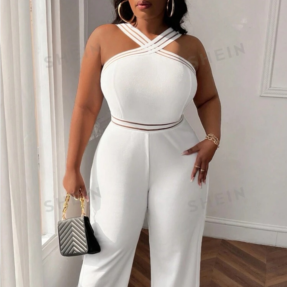 Brand New Elegant Jumpsuit With Wide-Leg Pants. I accidentally purchased 2.